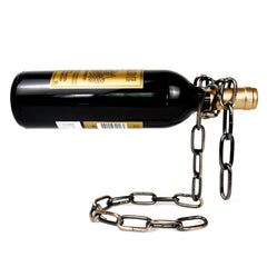 Magic Iron Chain Wine Bottle Holder